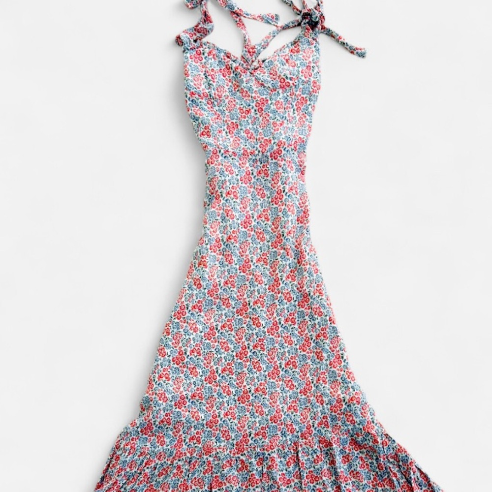 Reformation Multicolor Floral Maxi Dress